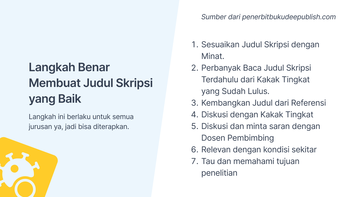 Cara Mencari Topik Skripsi Yang Unik Dan Belum Banyak Diteliti Orang